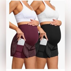 Maacie Maternity Full Panel Shorts